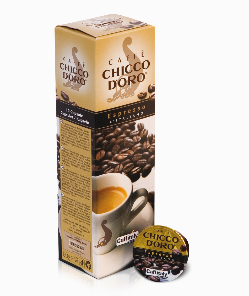 Chicco d'Oro. Capsule Caffitaly Caffè Creme (Box da 10 capsule)